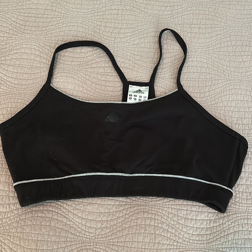 Adidas Women's Sports Bra Set - Black, Purple, and Teal - Picture 3 of 8